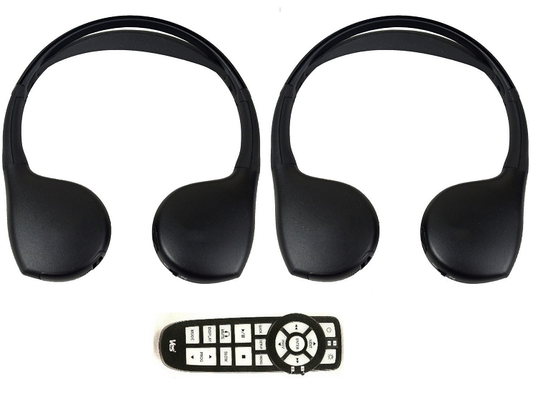 Dodge Ram (2008-2016) Fold-Flat Headphones and Remote Combo