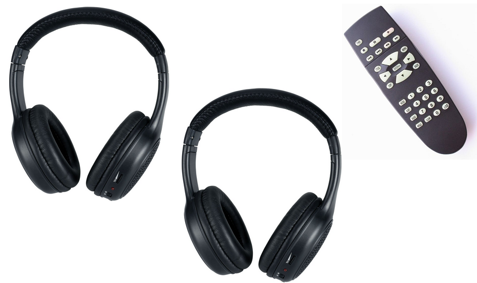 Wireless Headphones and DVD Remote for Nissan Titan   (2004-2012)