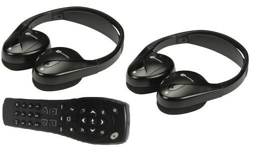 2007-2014  Cadillac Escalade Folding Headphones and Remote Combo