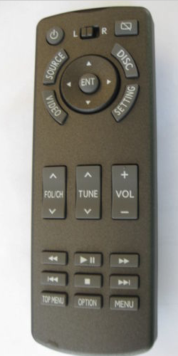 Lexus GX400/460  DVD Remote (2013 2014 2015 2016)